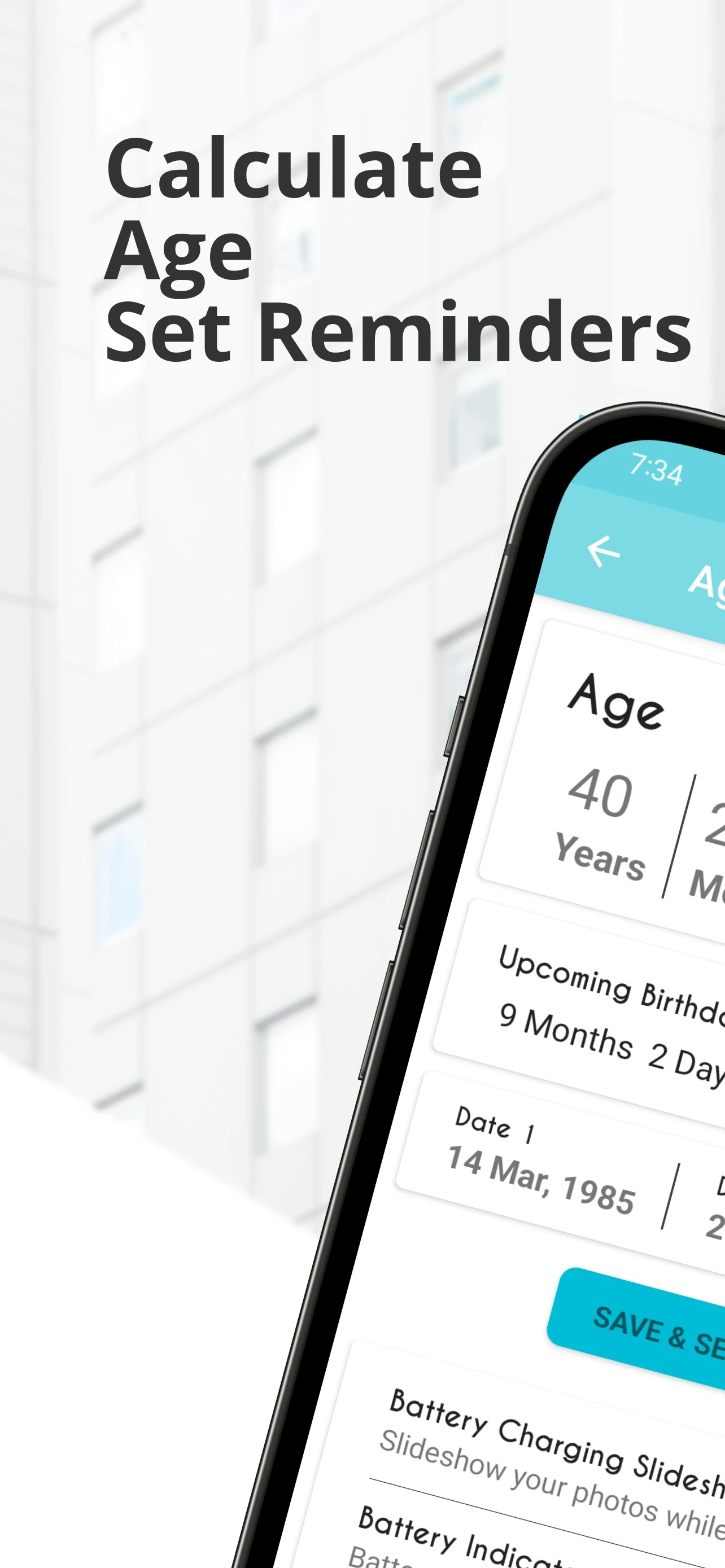 Quick Age Calculator screenshot